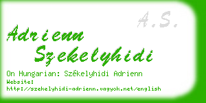 adrienn szekelyhidi business card